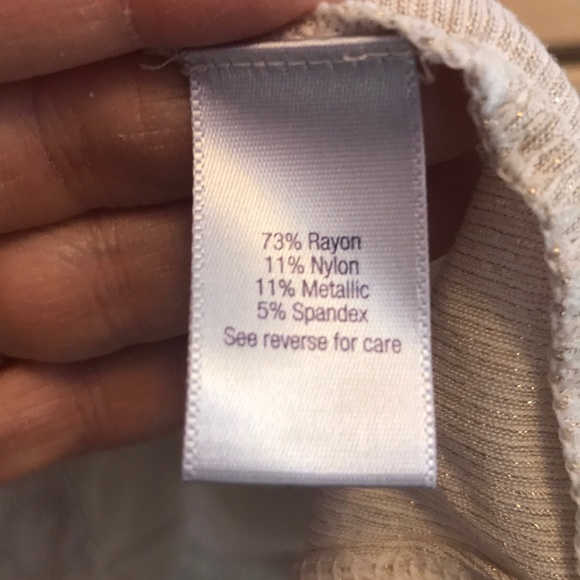 Jennifer Lopez Gold Striped Metallic Cami - Picture 3 of 4